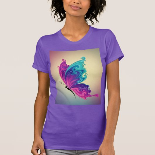 Whimsical Butterfly in Motion Tシャツ (正面)