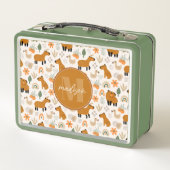 Whimsical Capybara Metal Lunchbox メタルランチボックス (裏面)