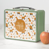 Whimsical Capybara Metal Lunchbox メタルランチボックス (インサイチュ)