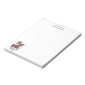 Whimsical Carousel Horse Image ノートパッド (回転)