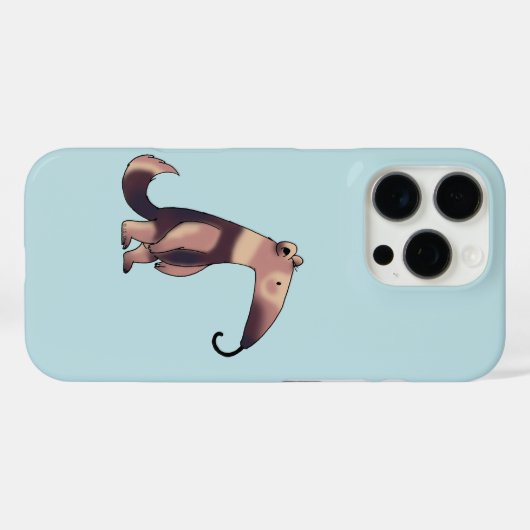 Whimsical Cartoon Anteater Art Case-Mate iPhoneケース (裏面 (横))