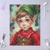 Whimsical Cartoon Elf | Christmas 薄葉紙 (クラフト)