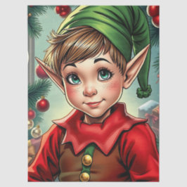 Whimsical Cartoon Elf | Christmas 薄葉紙