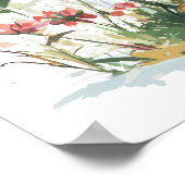 Whimsical Cartoon Lion Cub Holding Balloon Digital ポスター (角)