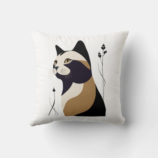 Whimsical Cat クッション (裏面)