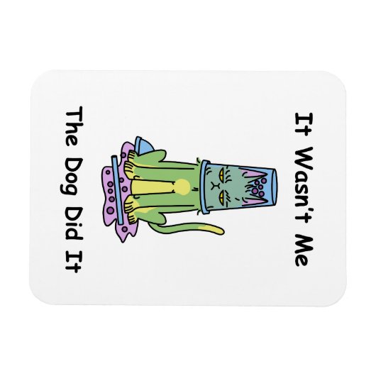 Whimsical Cat  マグネット (横)