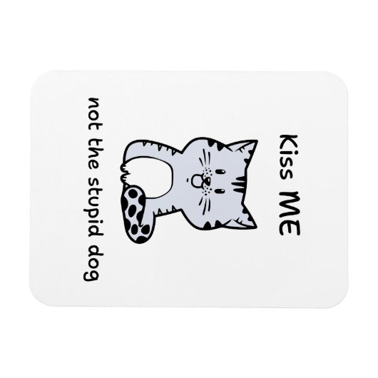 Whimsical Cat マグネット (横)