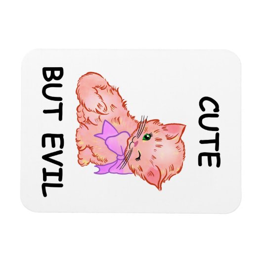 Whimsical Cat マグネット (横)