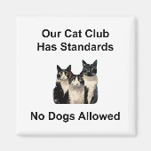 Whimsical Cat マグネット (正面)