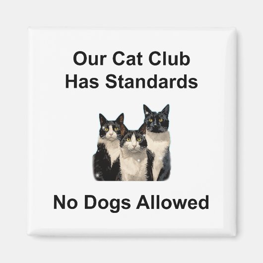 Whimsical Cat マグネット (正面)