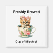 Whimsical Cat マグネット (正面)