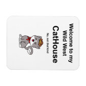 Whimsical Cat マグネット (横)