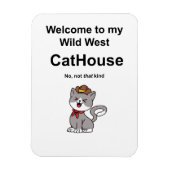 Whimsical Cat マグネット (縦)