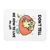 Whimsical Cat マグネット (横)