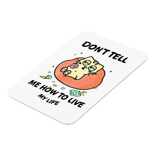 Whimsical Cat マグネット (左側)