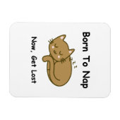 Whimsical Cat マグネット (横)