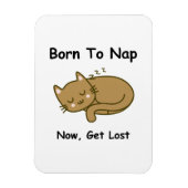 Whimsical Cat マグネット (縦)