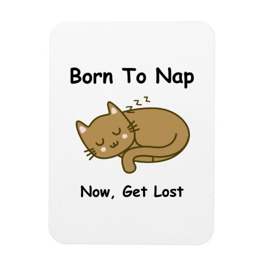 Whimsical Cat マグネット (縦)