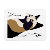 Whimsical Cat マグネット (横)