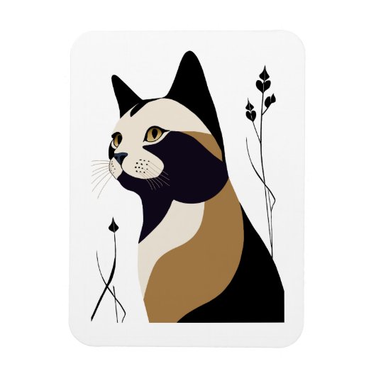 Whimsical Cat マグネット (縦)