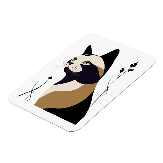 Whimsical Cat マグネット (左側)