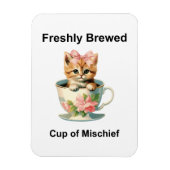 Whimsical Cat マグネット (縦)