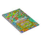"Whimsical Cat Family & Enchanted Garden ノートブック (右側)