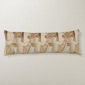 Whimsical Cat Harpist Body Pillow ボディピロー (裏面)