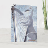 Whimsical Cat Music – Greeting Card カード (裏面)