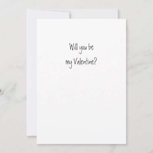 Whimsical Cats Valentine Hearts and Red Roses カード (裏面)