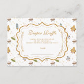 Whimsical Celestial Safari Diapper Raffle エンクロージャーカード (正面)