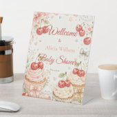 Whimsical Cherry Baby Shower 台座サイン (インサイチュ)
