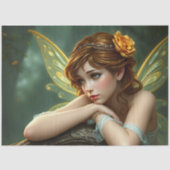 Whimsical Child Fairy - Decoupage Paper 薄葉紙 (正面)