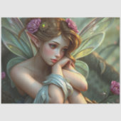 Whimsical Child Fairy - Decoupage Paper 薄葉紙 (正面)