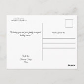 Whimsical Children’s Illustration Greeting Card ポストカード (裏面)