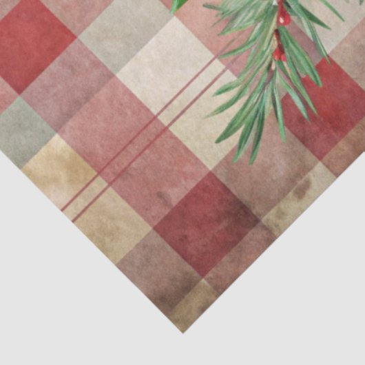 Whimsical Christmas bells decoupage paper red 薄葉紙 (詳細)