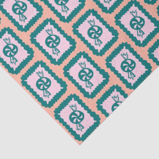 Whimsical Christmas Candy Cute Bright Holiday 薄葉紙 (詳細)