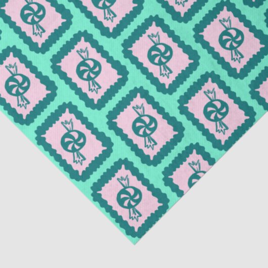 Whimsical Christmas Candy Cute Bright Holiday 薄葉紙 (詳細)