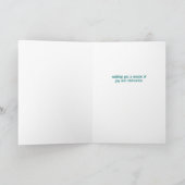 Whimsical Christmas Cookie Merry & Bright Holiday カード (内部)