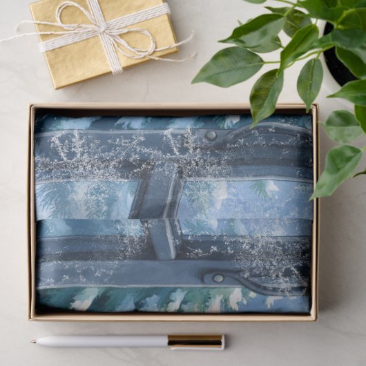 Whimsical Christmas Elf with Candy Cane. 薄葉紙 (ギフト)