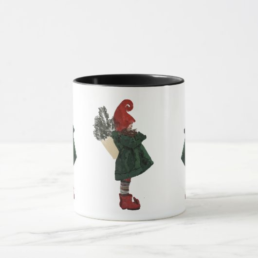 Whimsical Christmas Gnome Mug – Coffee & Tea Cup マグカップ (中央)