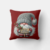 🎅 Whimsical Christmas Gnomes  クッション (裏面)