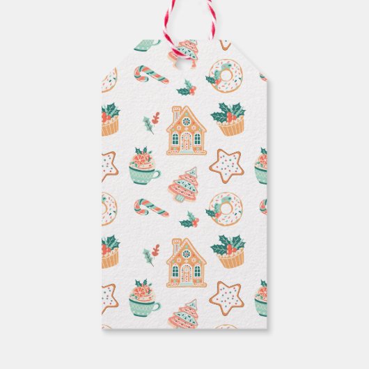 Whimsical Christmas Holiday Party ギフトタグ (裏面)