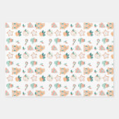 Whimsical Christmas Holiday Party ラッピングペーパーシート (正面)