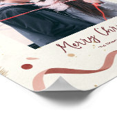 Whimsical Christmas Holiday Poster – Minimal Desig ポスター (角)