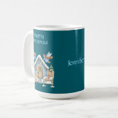 Whimsical Christmas Mug コーヒーマグカップ (正面左)