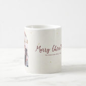 Whimsical Christmas Mug – Minimal Holiday Design コーヒーマグカップ (中央)