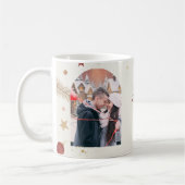 Whimsical Christmas Mug – Minimal Holiday Design コーヒーマグカップ (左)