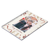 Whimsical Christmas Notebook – Minimal Holiday Des ノートブック (左側)