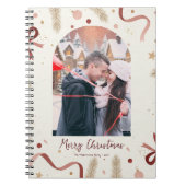 Whimsical Christmas Notebook – Minimal Holiday Des ノートブック (正面)